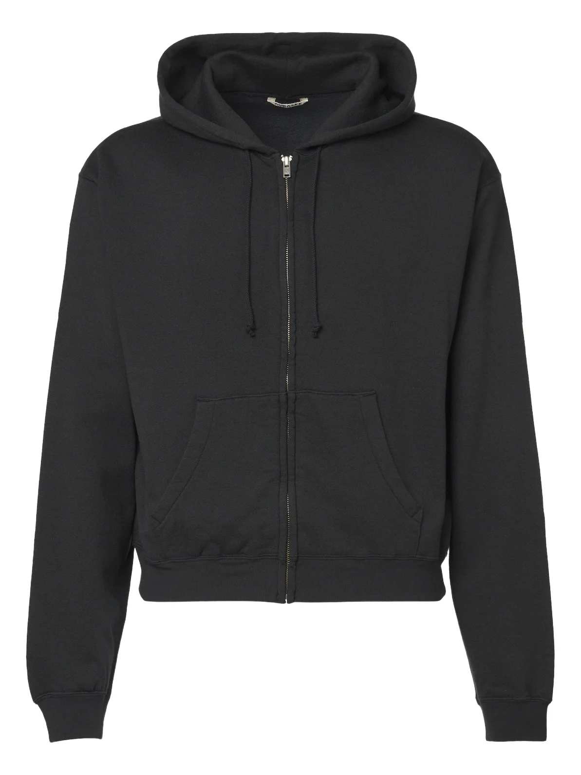 Auralee Cotton, wool, and silk zip-up hoodie