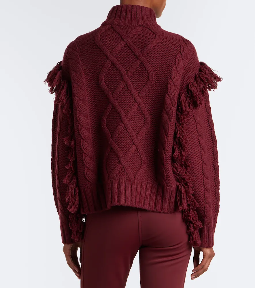 Goldbergh Brit cable-knit fringed wool sweater | Thumbnail 2 Goldbergh Brit cable-knit fringed wool sweater | Thumbnail 2