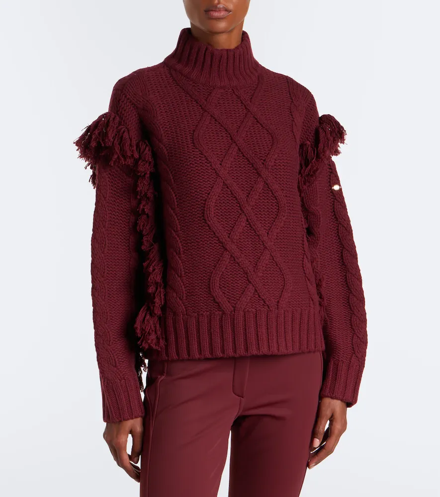 Goldbergh Brit cable-knit fringed wool sweater | Thumbnail 5 Goldbergh Brit cable-knit fringed wool sweater | Thumbnail 5