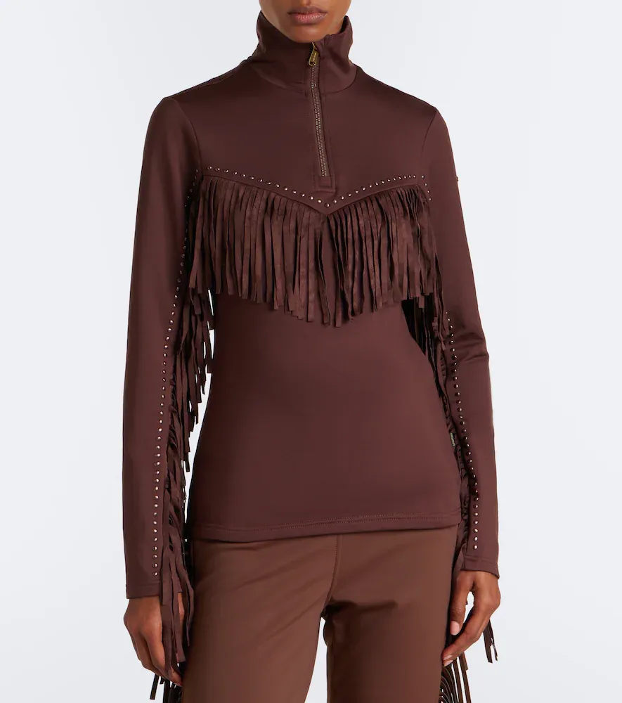 Goldbergh Whisper fringed studded ski top | Thumbnail 2 Goldbergh Whisper fringed studded ski top | Thumbnail 2