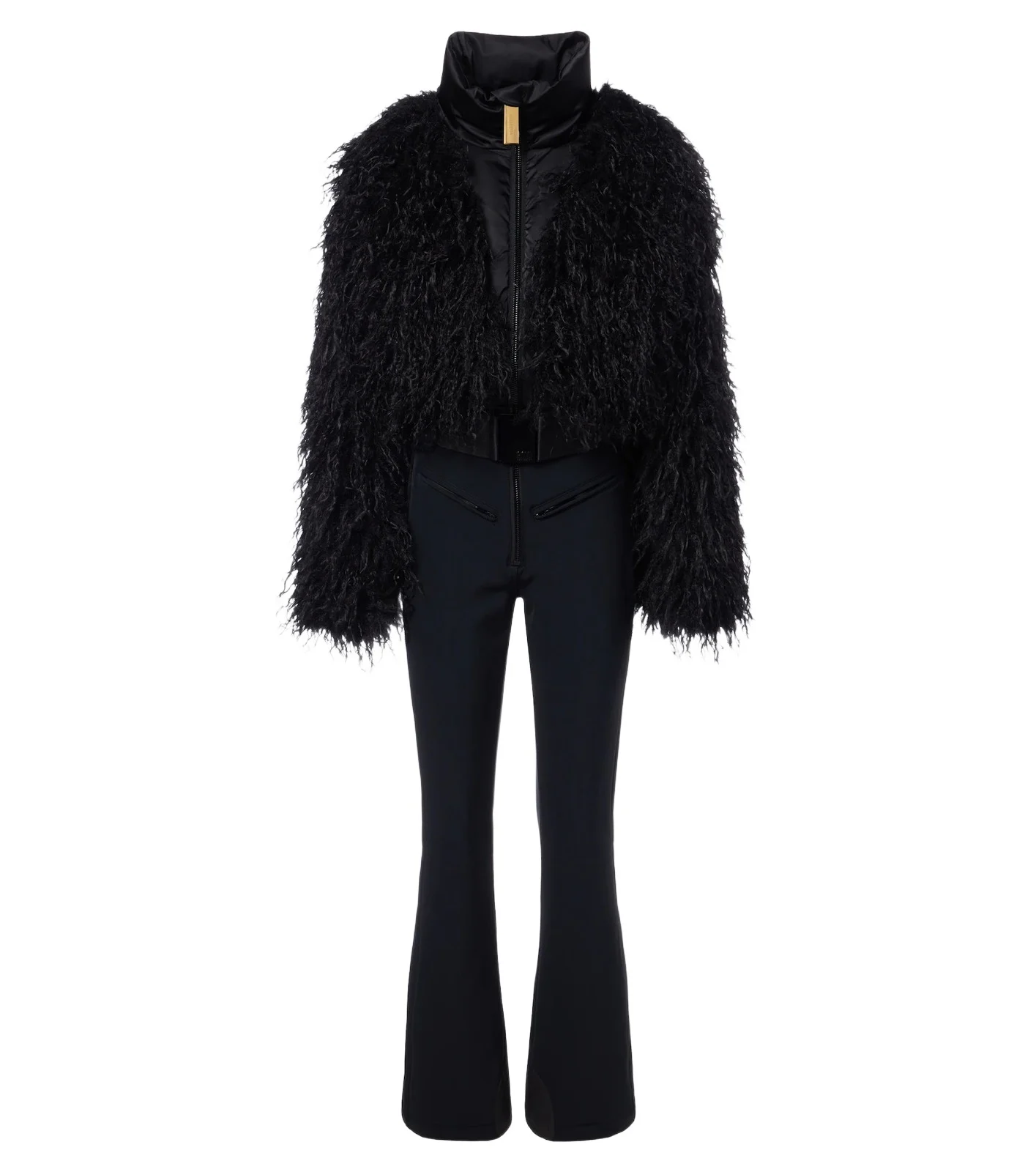 Samusa belted down ski suit