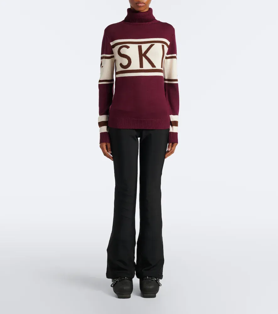 Perfect Moment Schild intarsia wool turtleneck sweater | Thumbnail 3 Perfect Moment Schild intarsia wool turtleneck sweater | Thumbnail 3