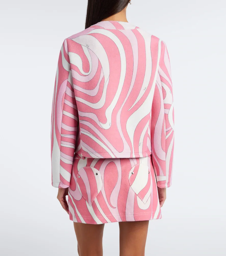 PUCCI Marmo cotton-blend terry jacket | Thumbnail 3