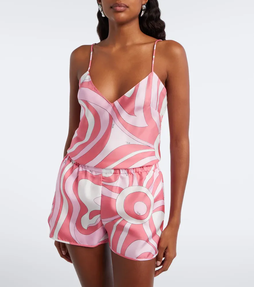 PUCCI Marmo silk twill top | Thumbnail 2 PUCCI Marmo silk twill top | Thumbnail 2