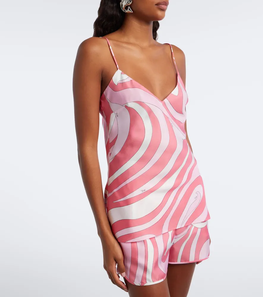 PUCCI Marmo silk twill top | Thumbnail 5 PUCCI Marmo silk twill top | Thumbnail 5
