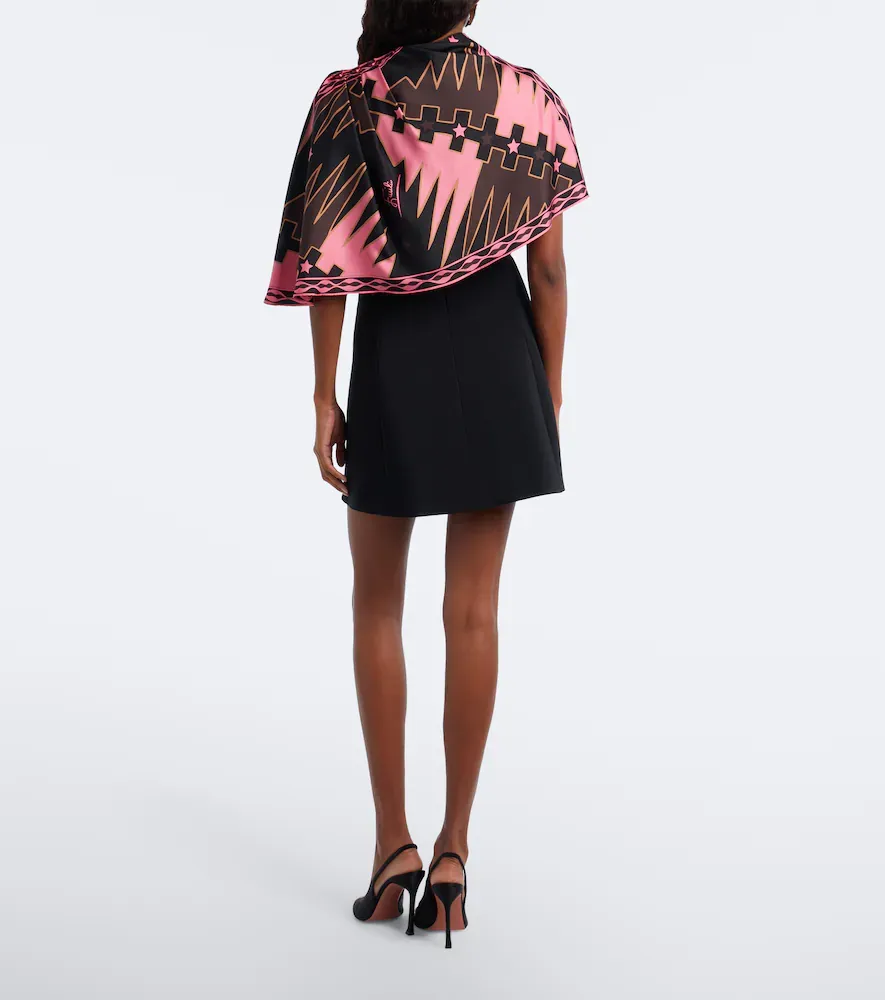 PUCCI Valdimontone caped cady minidress | Thumbnail 2 PUCCI Valdimontone caped cady minidress | Thumbnail 2