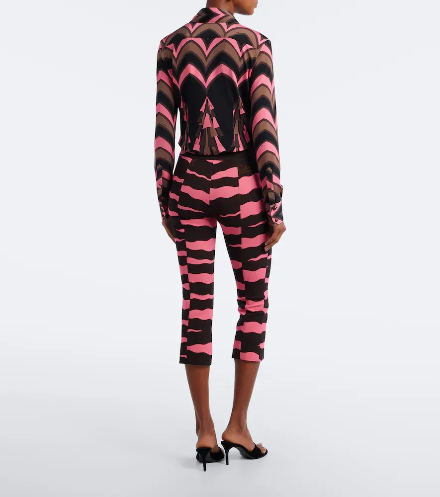 PUCCI Fiamme jersey capri pants | Thumbnail 3