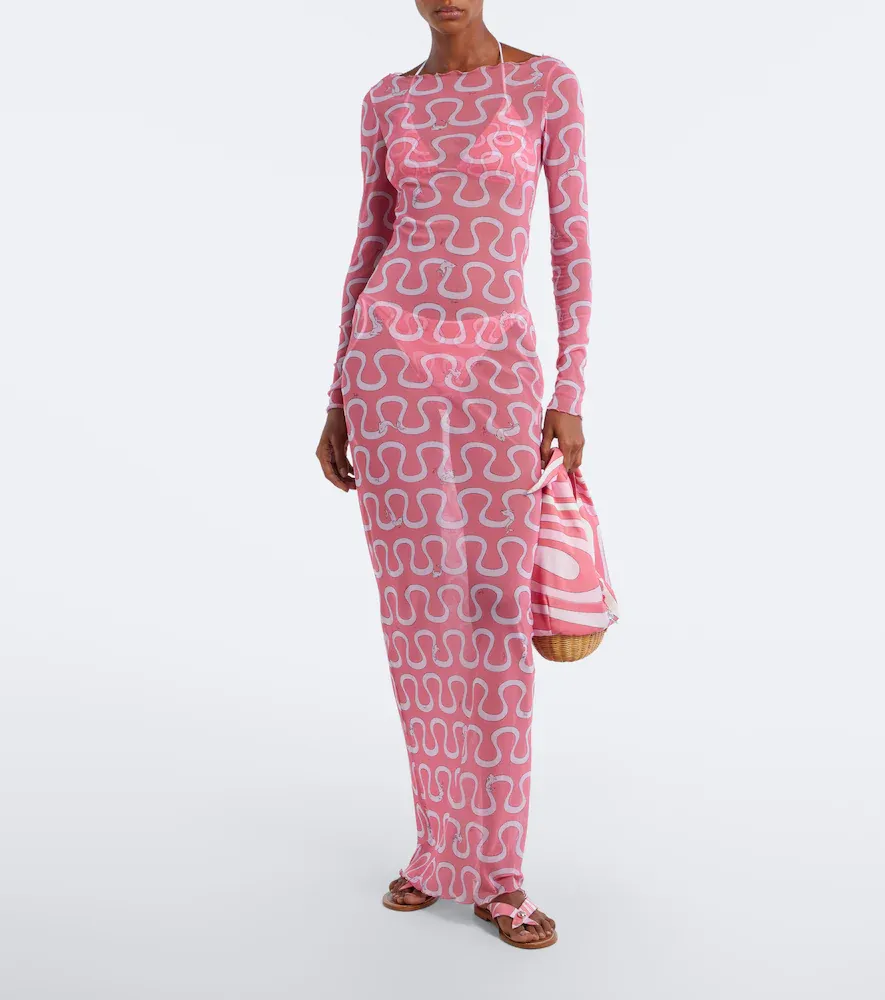PUCCI Onda tulle maxi dress | Thumbnail 3 PUCCI Onda tulle maxi dress | Thumbnail 3