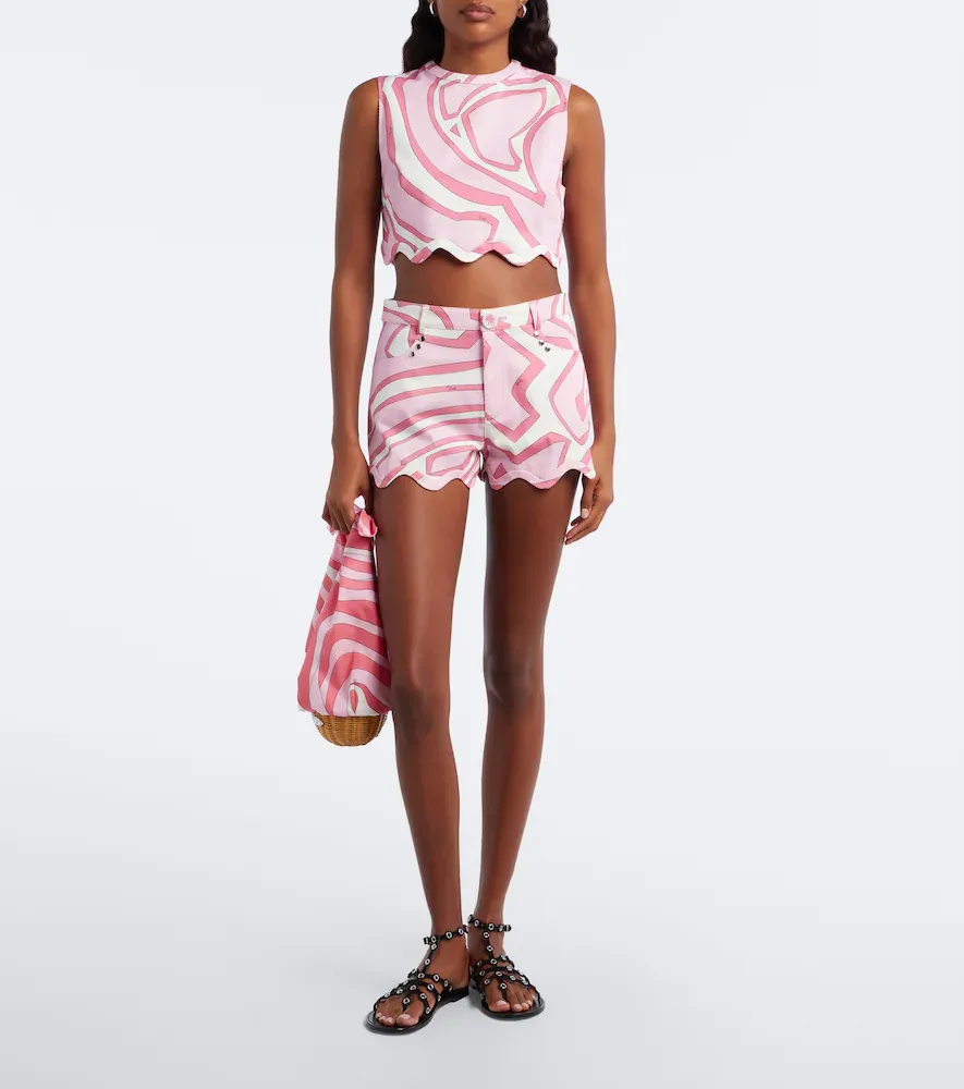 PUCCI Labirinto cotton-blend jersey crop top | Thumbnail 5 PUCCI Labirinto cotton-blend jersey crop top | Thumbnail 5