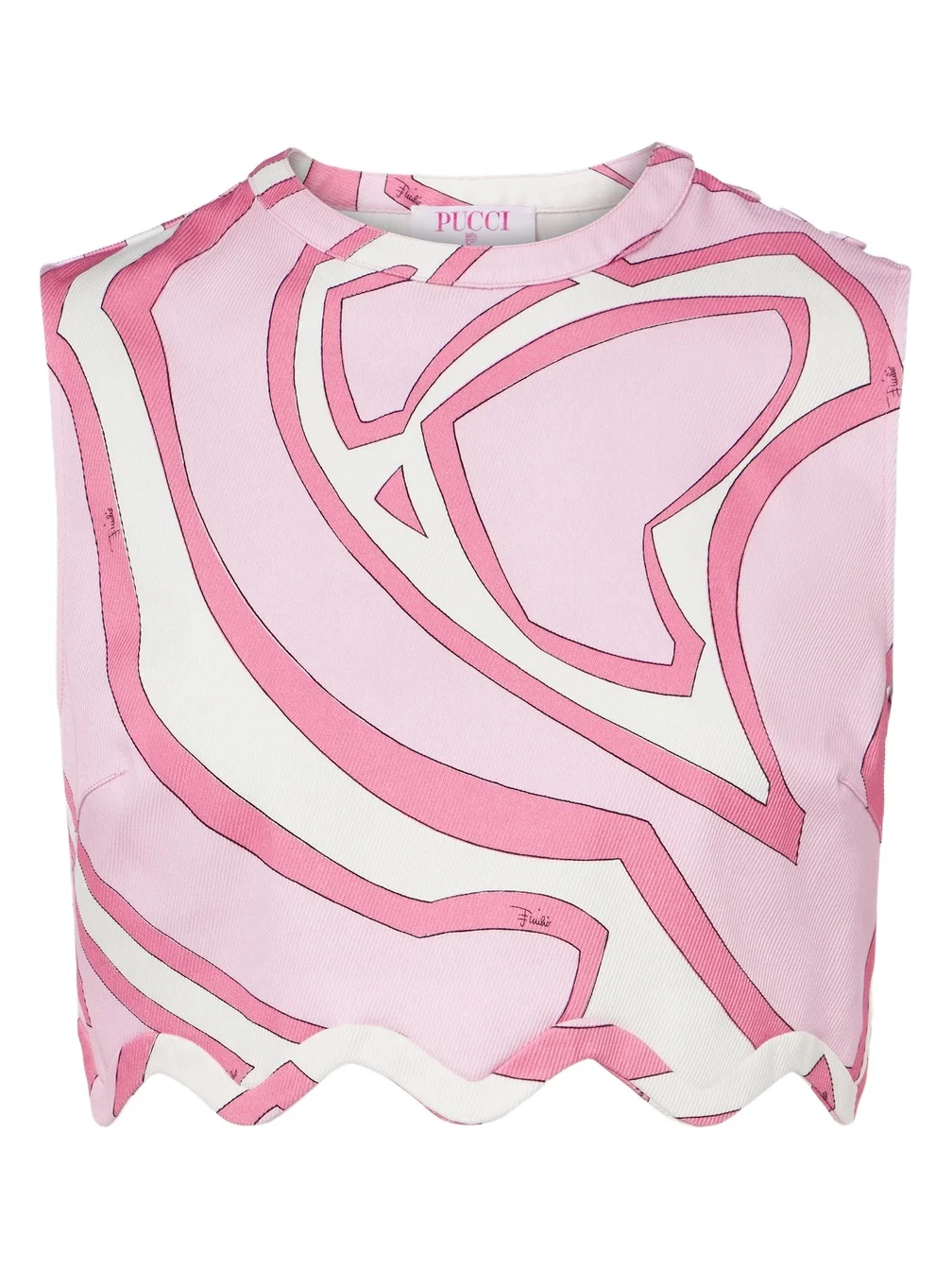 Labirinto cotton-blend jersey crop top Labirinto cotton-blend jersey crop top
