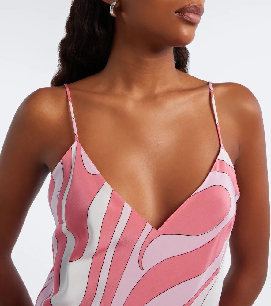 PUCCI Marmo silk crêpe de chine maxi dress | Thumbnail 5 PUCCI Marmo silk crêpe de chine maxi dress | Thumbnail 5