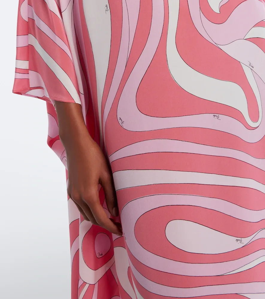 PUCCI Marmo silk twill kaftan | Thumbnail 3 PUCCI Marmo silk twill kaftan | Thumbnail 3