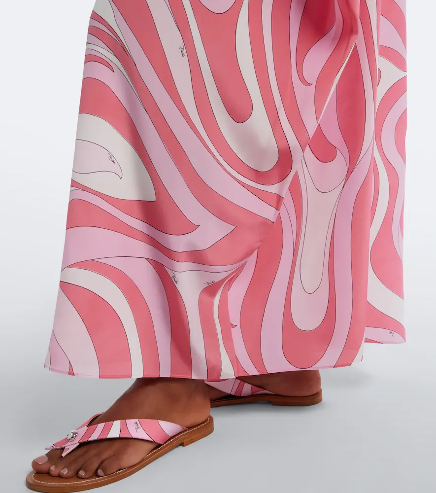 PUCCI Marmo silk twill kaftan | Thumbnail 6 PUCCI Marmo silk twill kaftan | Thumbnail 6