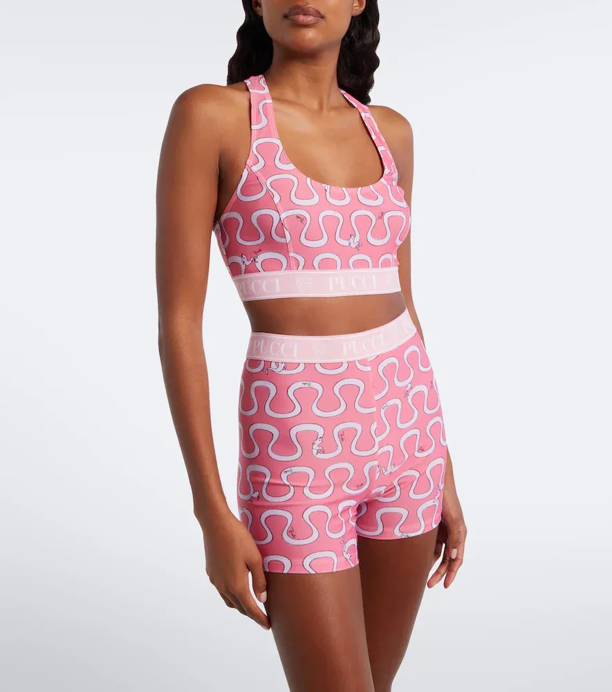 PUCCI Onda jersey sports bra | Thumbnail 5