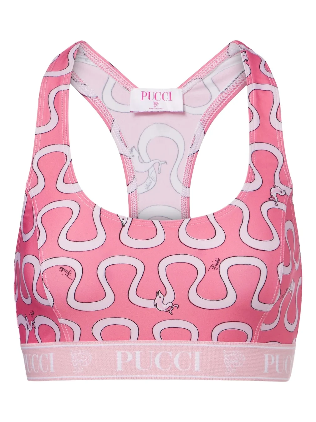 PUCCI Onda jersey sports bra