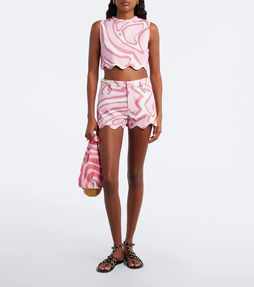 PUCCI Labirinto cotton-blend shorts | Thumbnail 3 PUCCI Labirinto cotton-blend shorts | Thumbnail 3