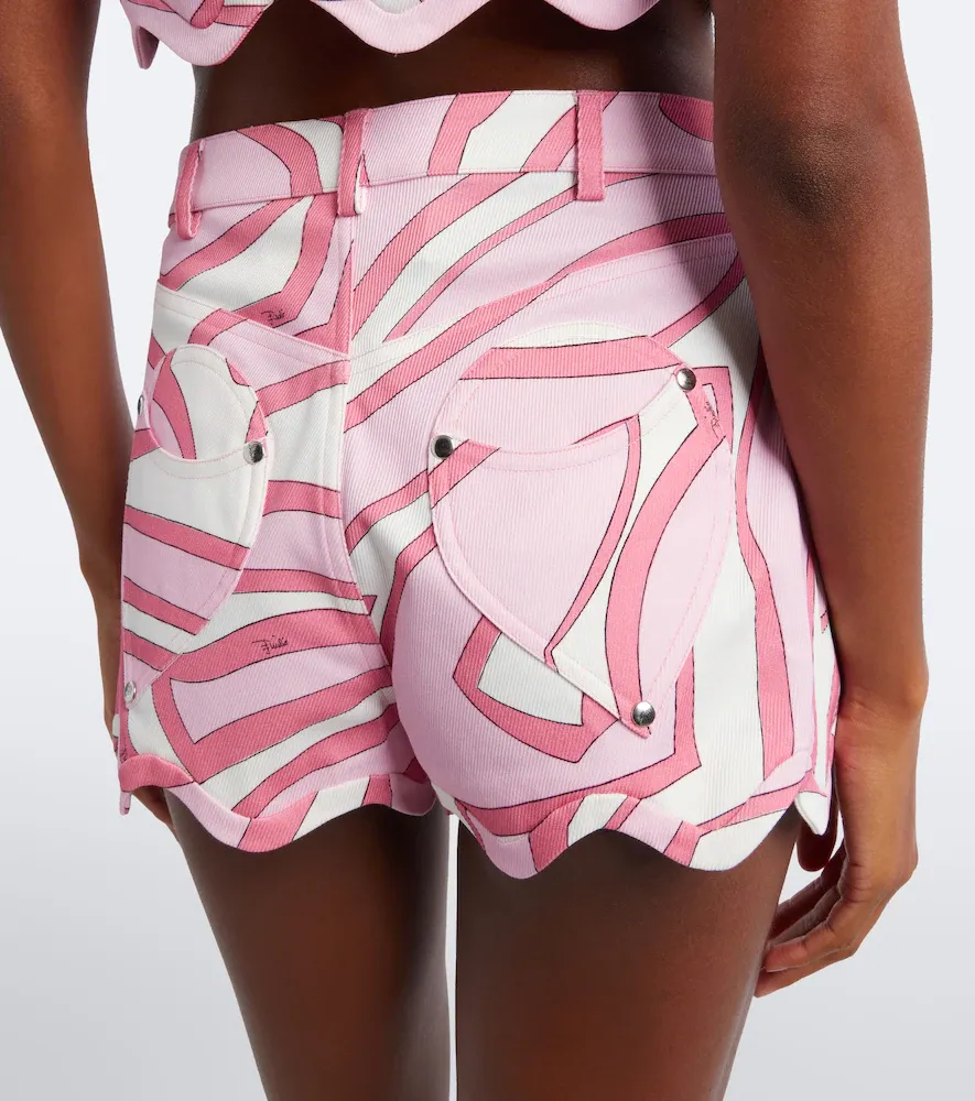 PUCCI Labirinto cotton-blend shorts | Thumbnail 4 PUCCI Labirinto cotton-blend shorts | Thumbnail 4