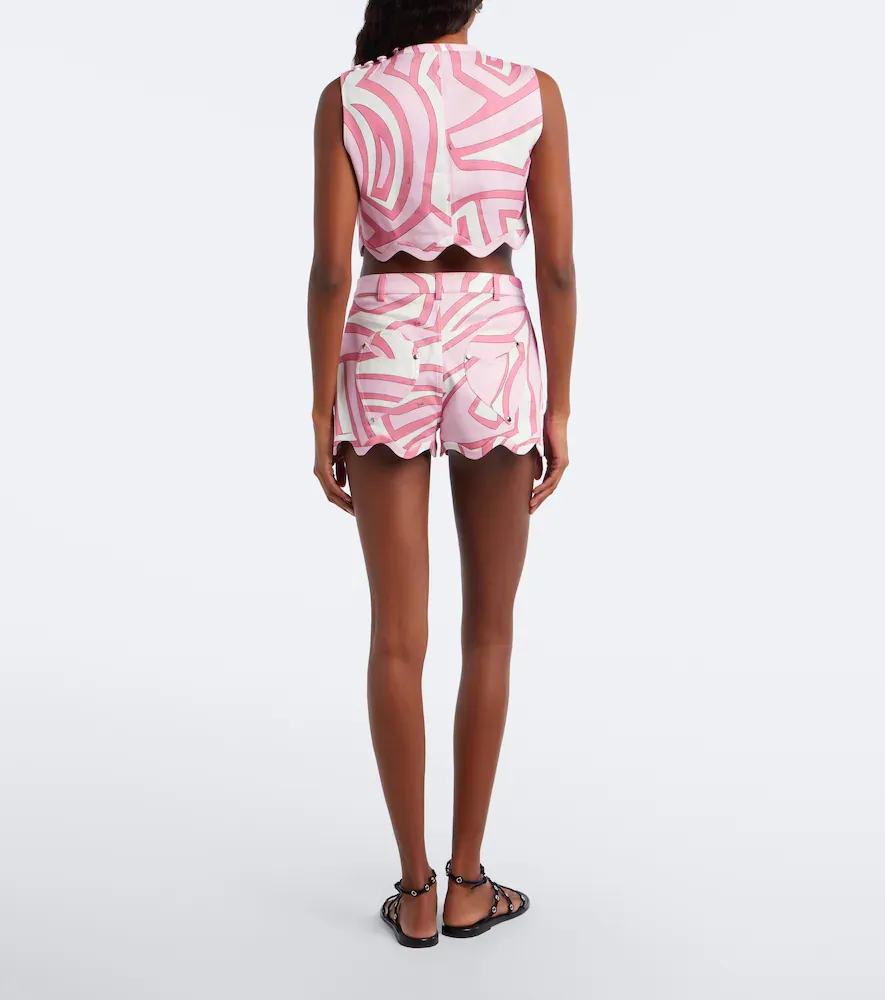 PUCCI Labirinto cotton-blend shorts | Thumbnail 5 PUCCI Labirinto cotton-blend shorts | Thumbnail 5