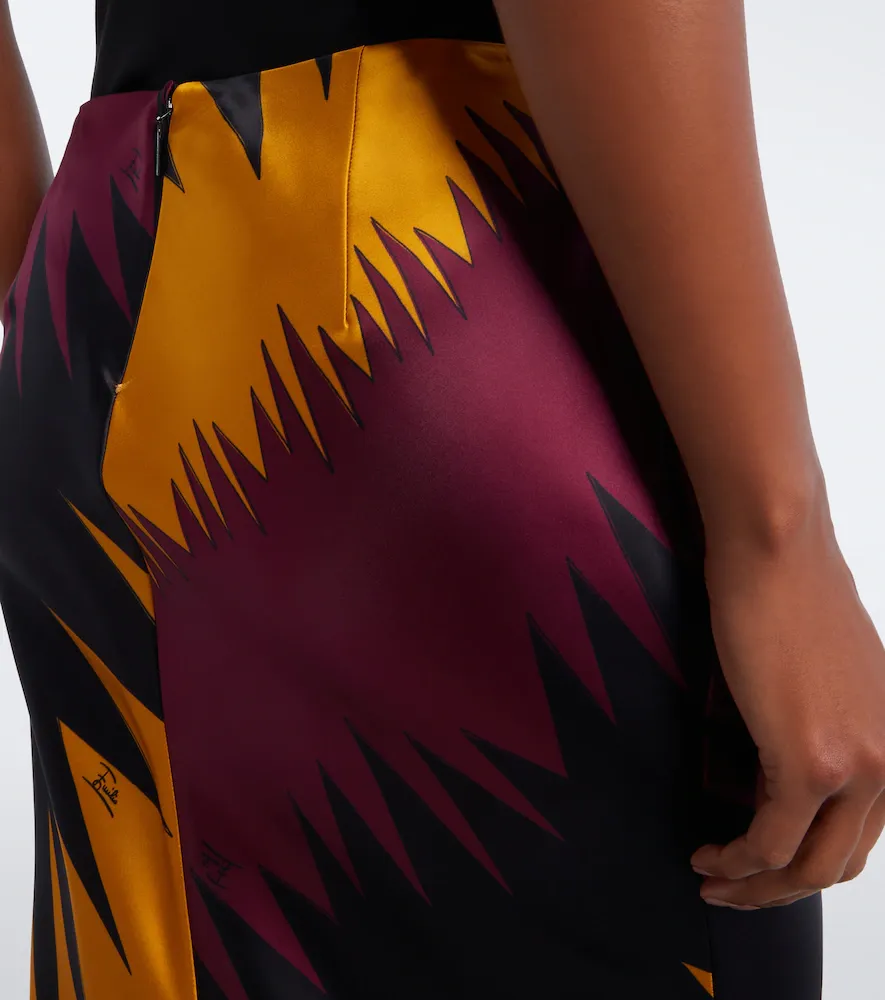 PUCCI Drago satin maxi skirt | Thumbnail 2 PUCCI Drago satin maxi skirt | Thumbnail 2