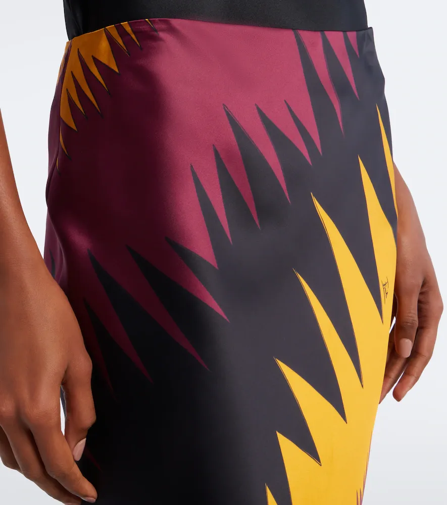 PUCCI Drago satin maxi skirt | Thumbnail 4 PUCCI Drago satin maxi skirt | Thumbnail 4