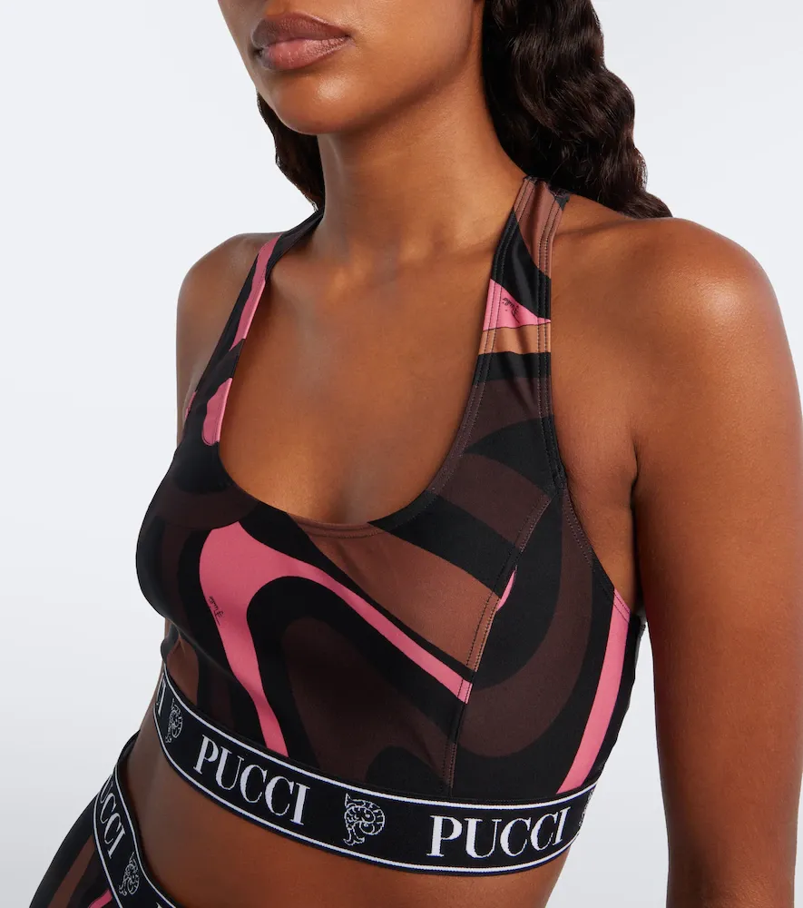 PUCCI Marmo jersey sports bra | Thumbnail 4 PUCCI Marmo jersey sports bra | Thumbnail 4