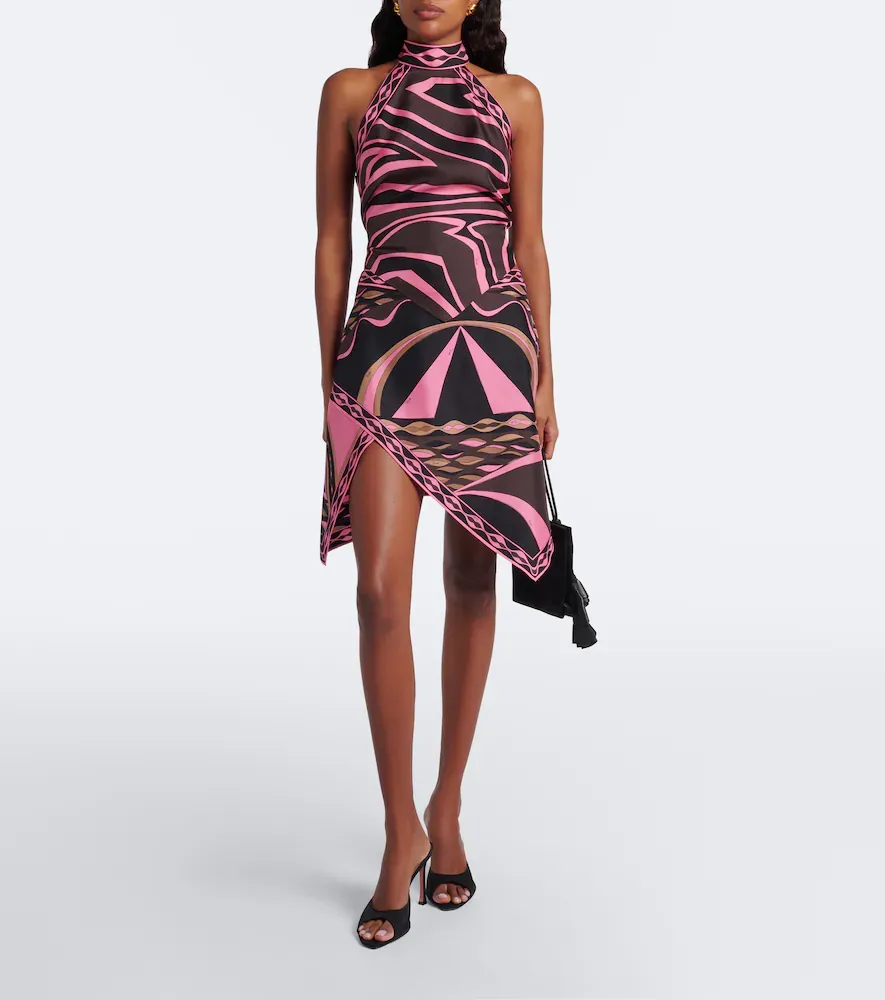 PUCCI Labirinto silk twill scarf top | Thumbnail 2 PUCCI Labirinto silk twill scarf top | Thumbnail 2