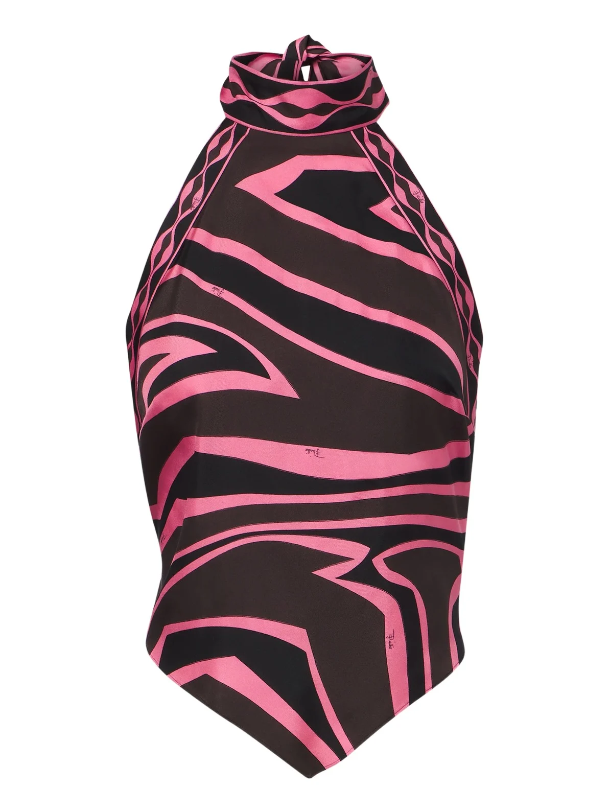Labirinto silk twill scarf top Labirinto silk twill scarf top