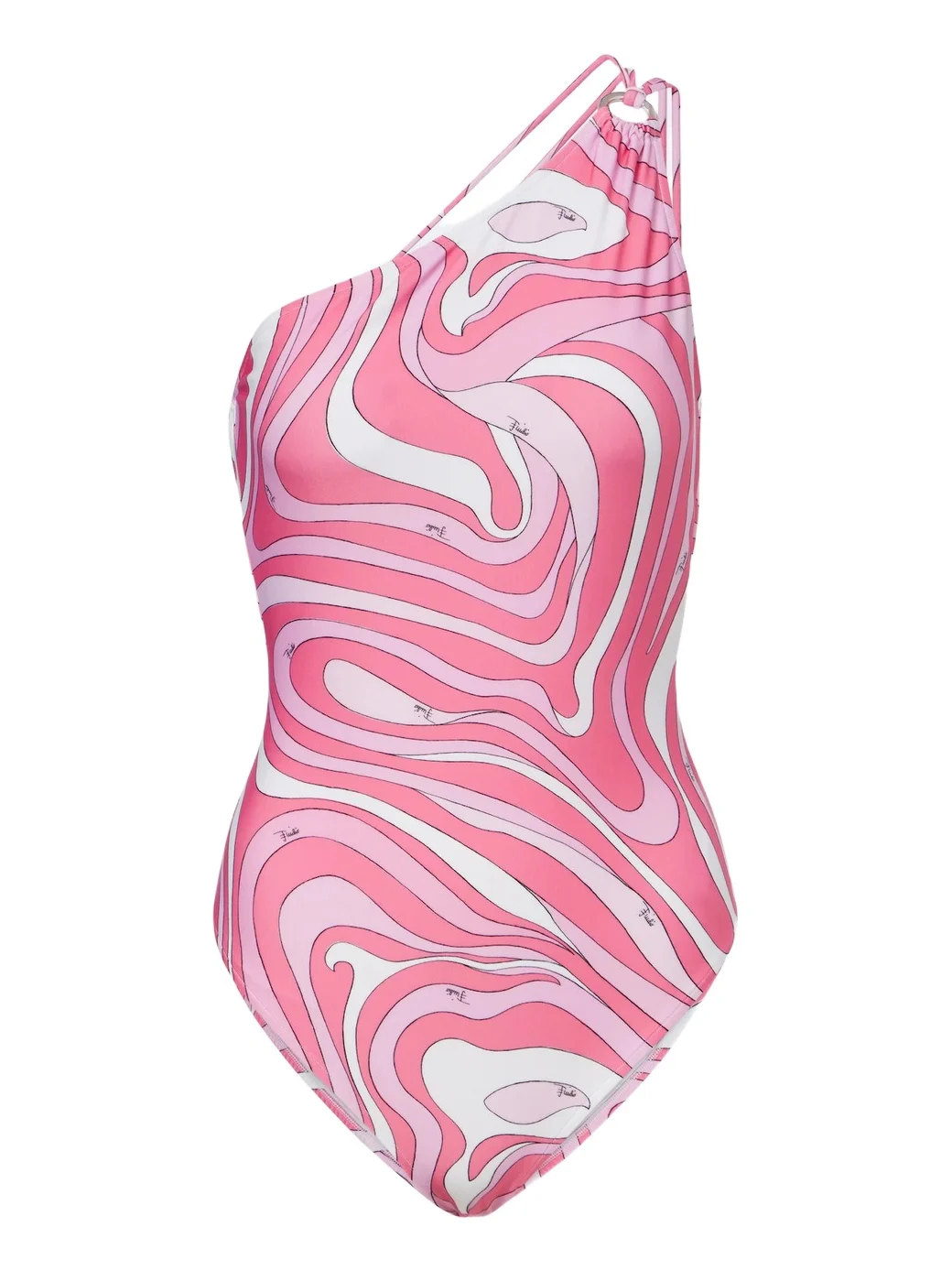 PUCCI Marmo one-shoulder swimsuit