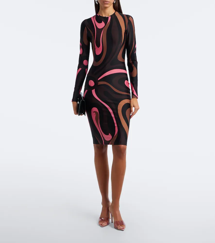 PUCCI Marmo jersey midi dress | Thumbnail 2 PUCCI Marmo jersey midi dress | Thumbnail 2