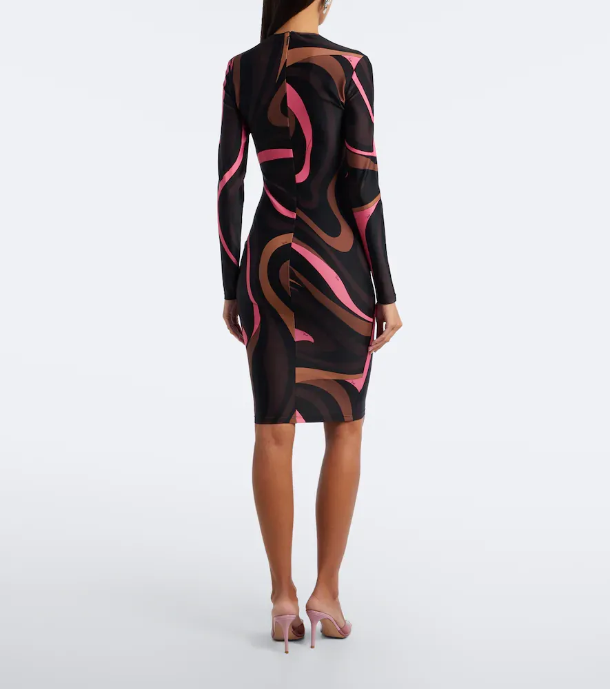 PUCCI Marmo jersey midi dress | Thumbnail 3 PUCCI Marmo jersey midi dress | Thumbnail 3