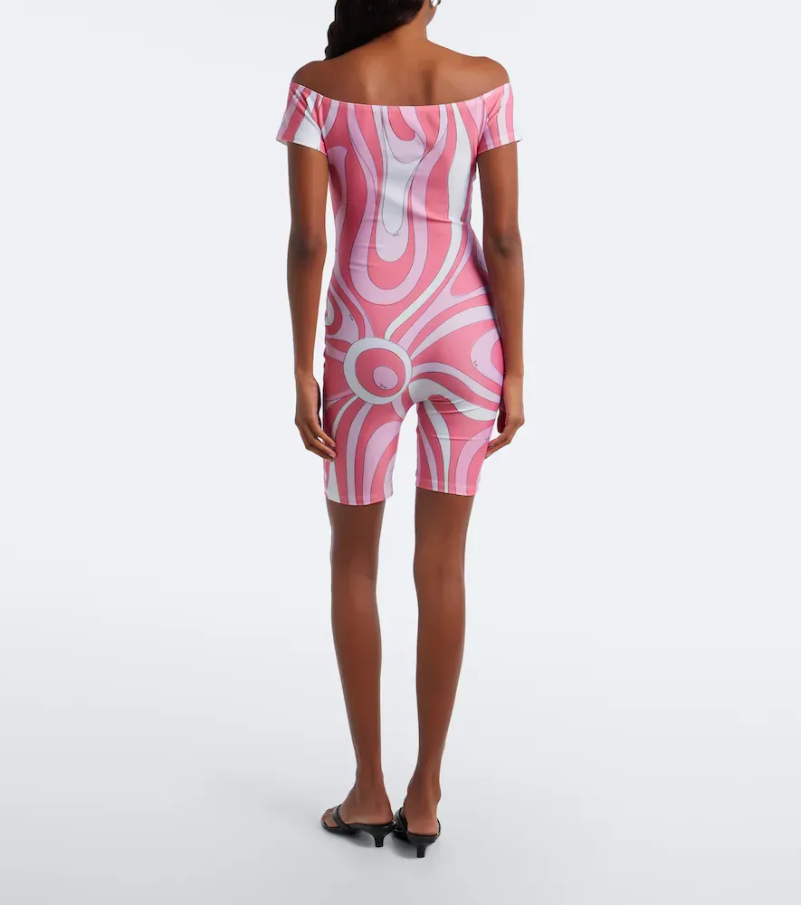 PUCCI Marmo off-shoulder jersey catsuit | Thumbnail 3 PUCCI Marmo off-shoulder jersey catsuit | Thumbnail 3