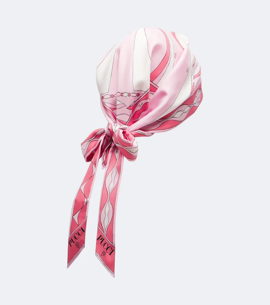 PUCCI Dune silk twill head wrap | Thumbnail 2 PUCCI Dune silk twill head wrap | Thumbnail 2