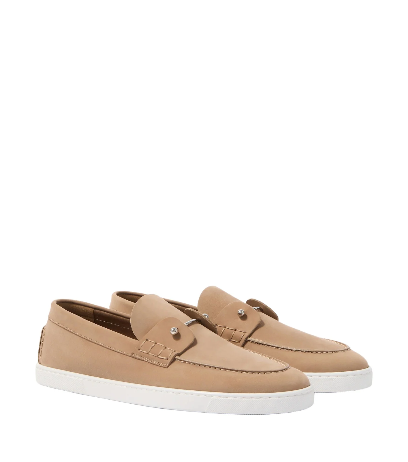 Christian Louboutin Chambeliboat leather slip-on shoes