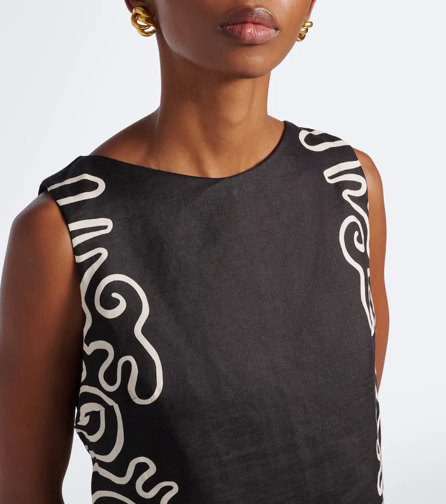 Cala de la Cruz Avelino printed linen top | Thumbnail 3 Cala de la Cruz Avelino printed linen top | Thumbnail 3