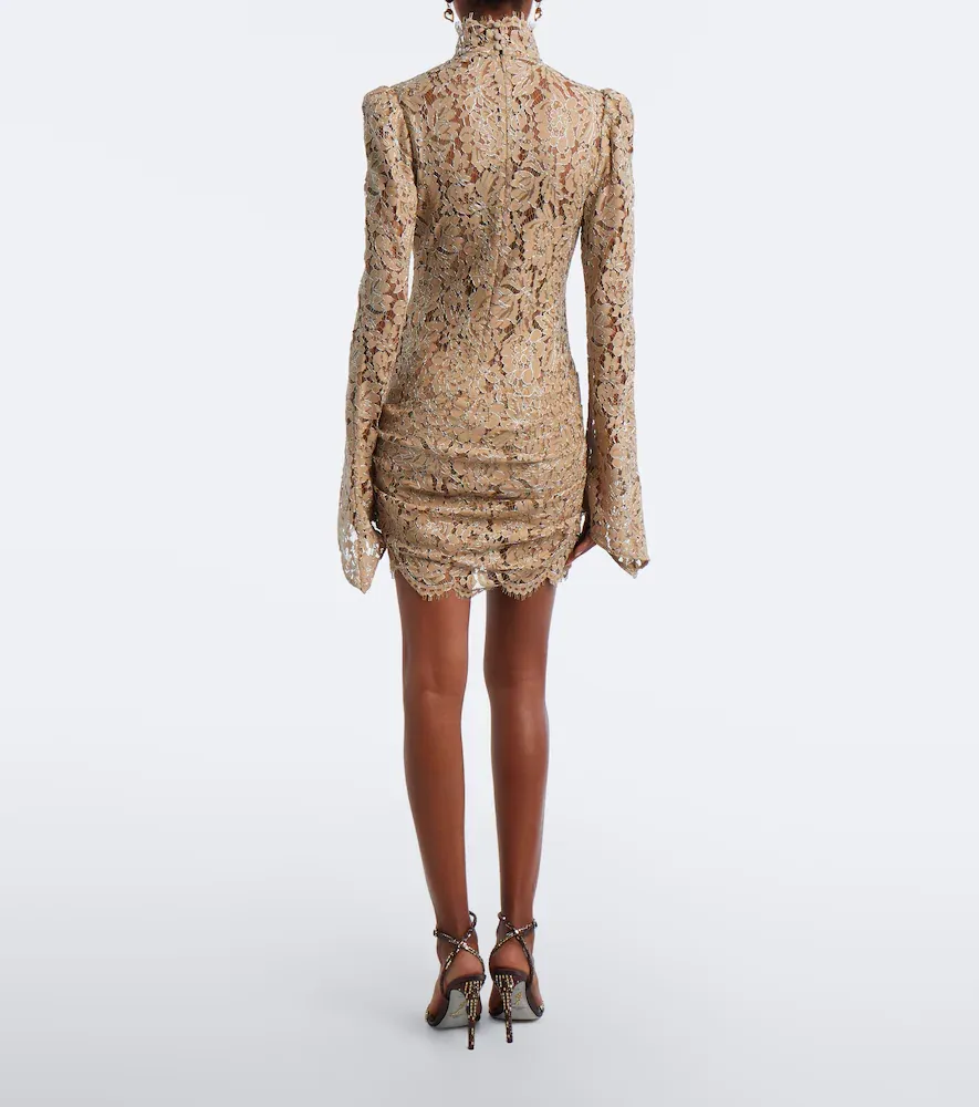 DE LA VALI Agartha guipure lace minidress | Thumbnail 3 DE LA VALI Agartha guipure lace minidress | Thumbnail 3