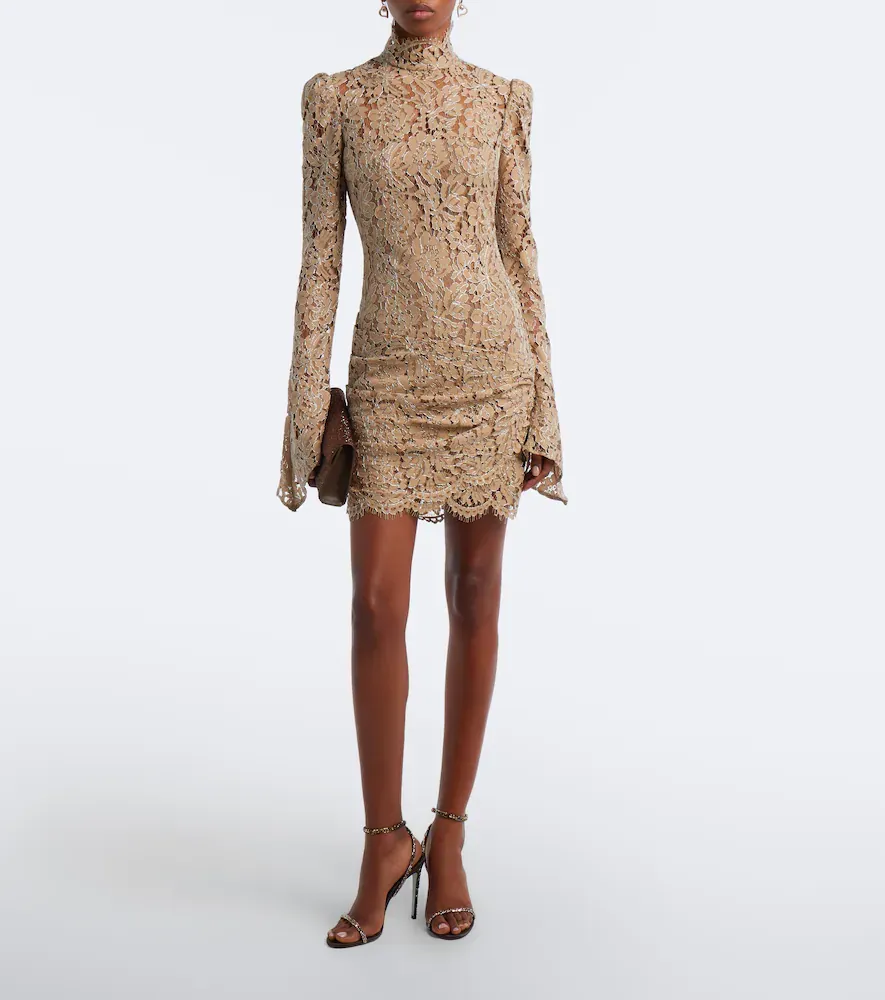 DE LA VALI Agartha guipure lace minidress | Thumbnail 4 DE LA VALI Agartha guipure lace minidress | Thumbnail 4