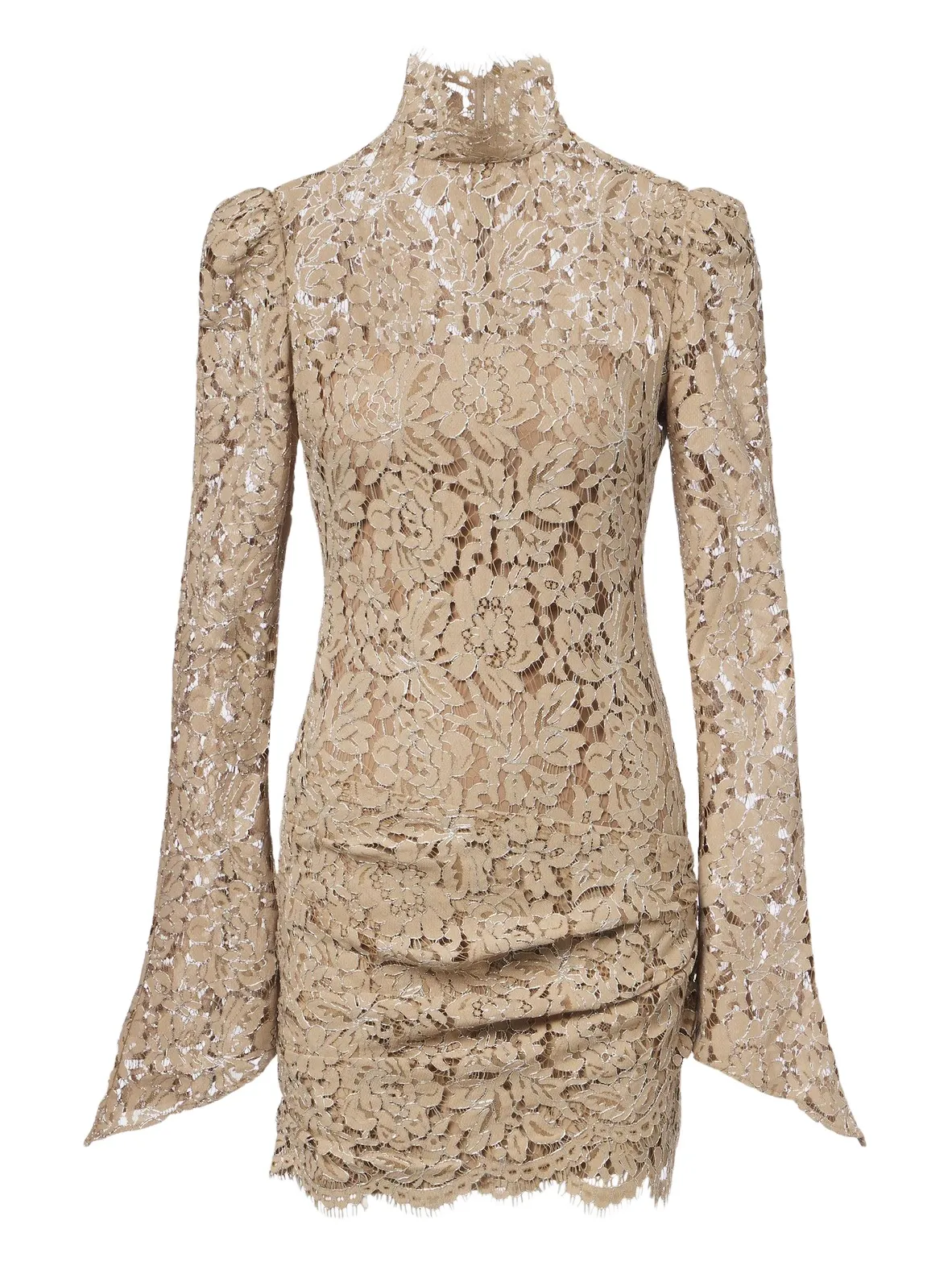 DE LA VALI Agartha guipure lace minidress