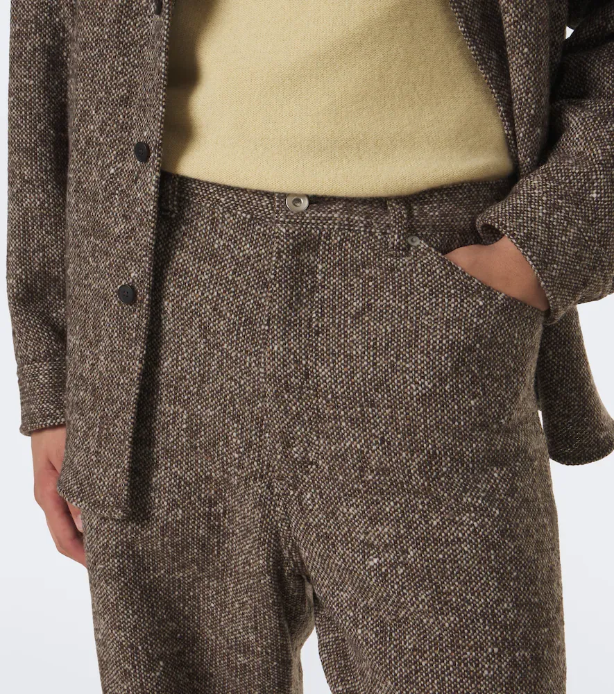 Auralee Wool tweed wide-leg pants | Thumbnail 2