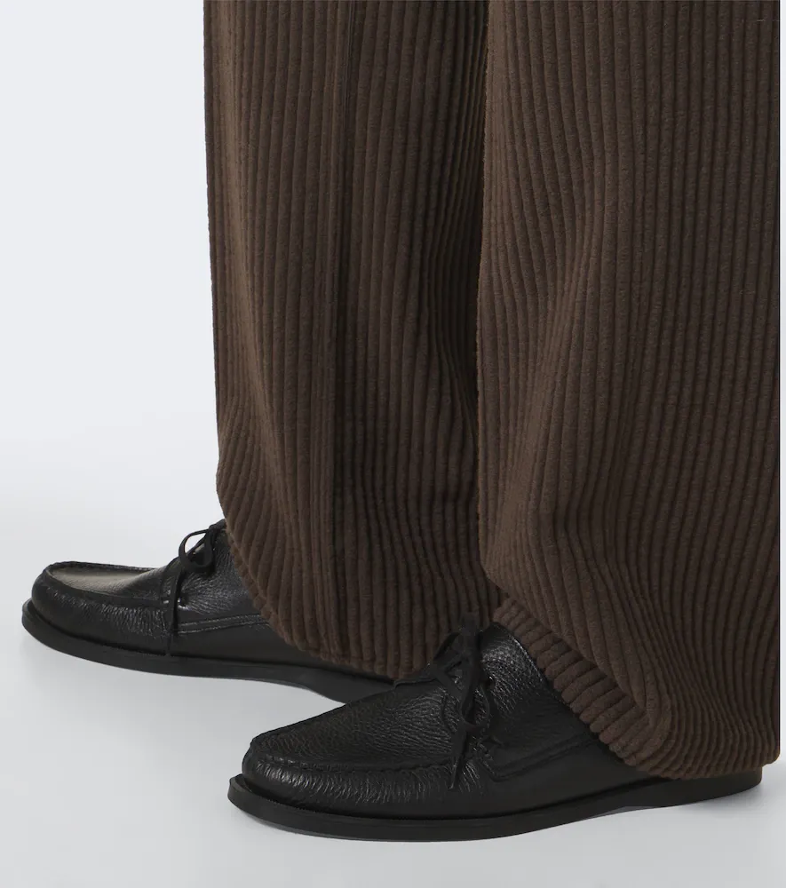Auralee Wool and cashmere corduroy straight pants | Thumbnail 3 Auralee Wool and cashmere corduroy straight pants | Thumbnail 3