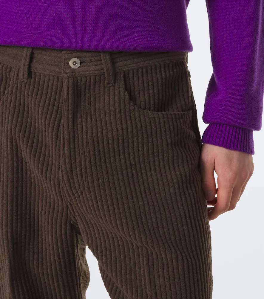 Auralee Wool and cashmere corduroy straight pants | Thumbnail 4 Auralee Wool and cashmere corduroy straight pants | Thumbnail 4