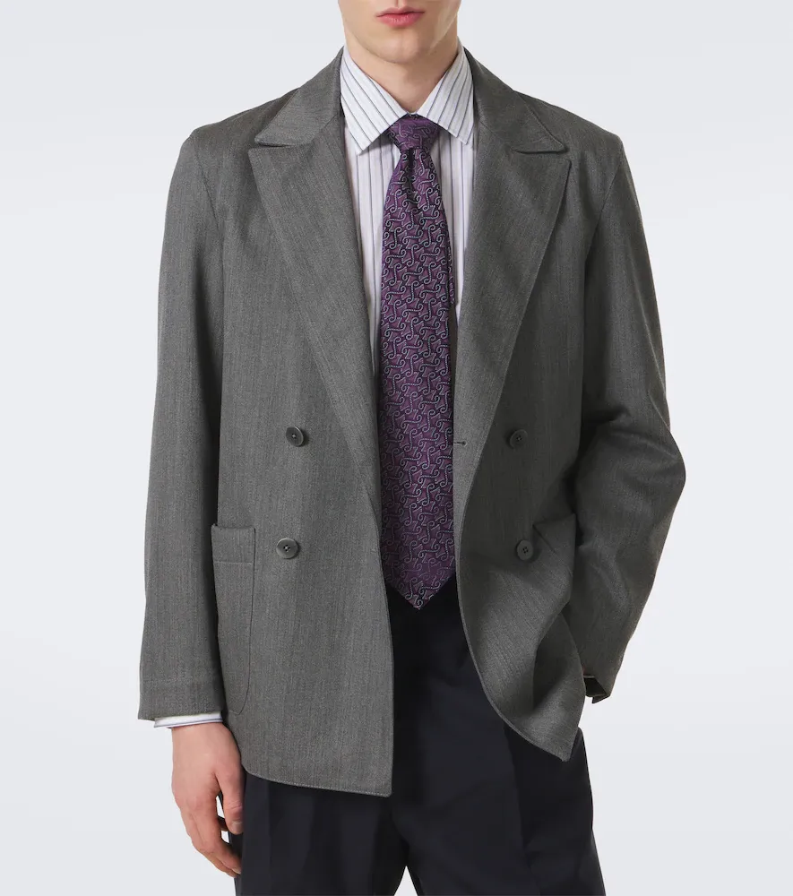 Charvet Silk jacquard tie | Thumbnail 3 Charvet Silk jacquard tie | Thumbnail 3
