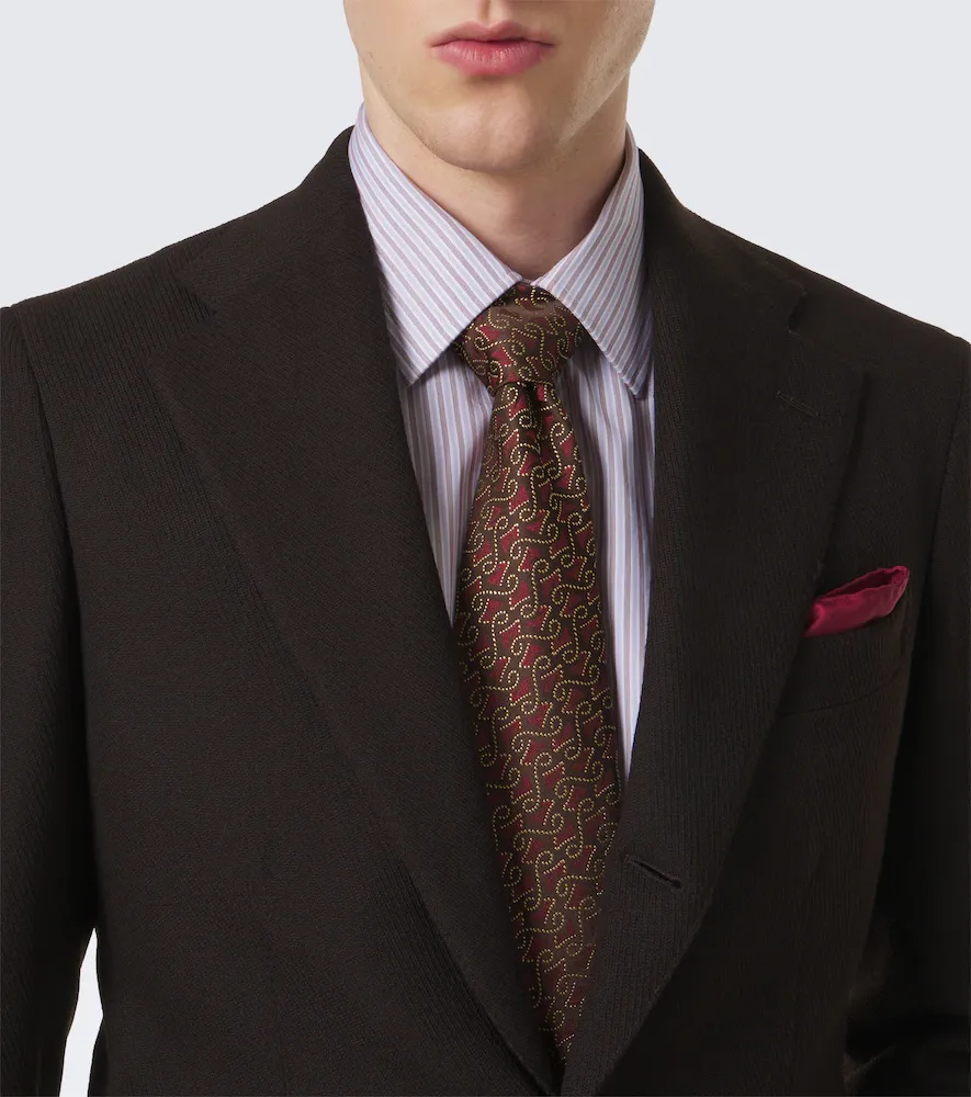 Charvet Silk jacquard tie | Thumbnail 2 Charvet Silk jacquard tie | Thumbnail 2