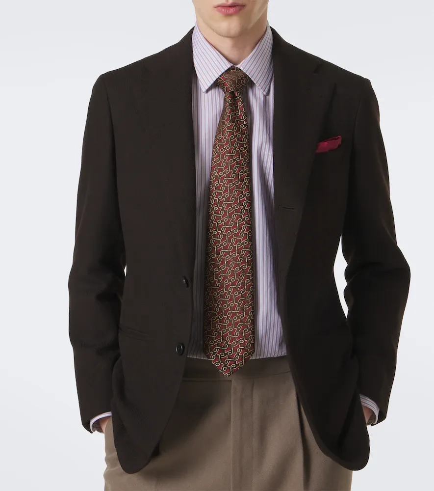 Charvet Silk jacquard tie | Thumbnail 3 Charvet Silk jacquard tie | Thumbnail 3