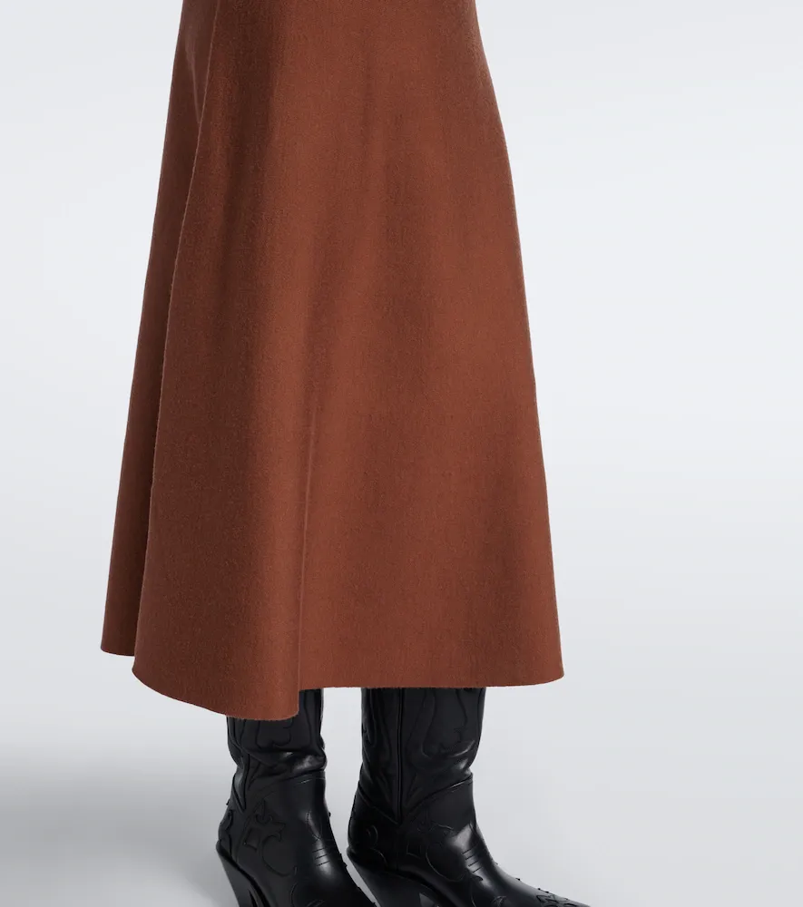Gabriela Hearst Vivia wool, silk, and cashmere midi dress | Thumbnail 4 Gabriela Hearst Vivia wool, silk, and cashmere midi dress | Thumbnail 4
