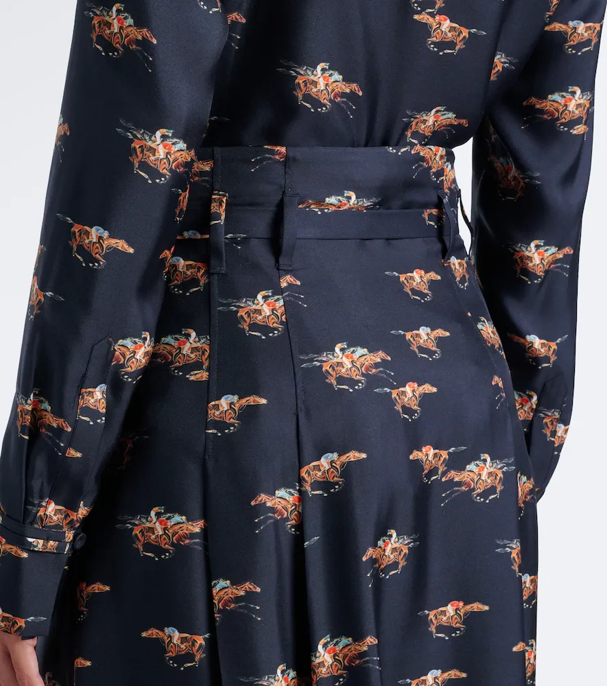 Gabriela Hearst Dugald printed silk twill midi skirt | Thumbnail 6 Gabriela Hearst Dugald printed silk twill midi skirt | Thumbnail 6
