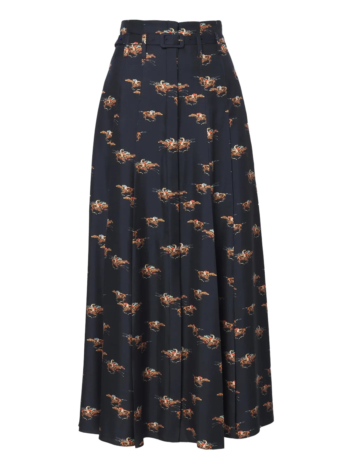 Dugald printed silk twill midi skirt Dugald printed silk twill midi skirt