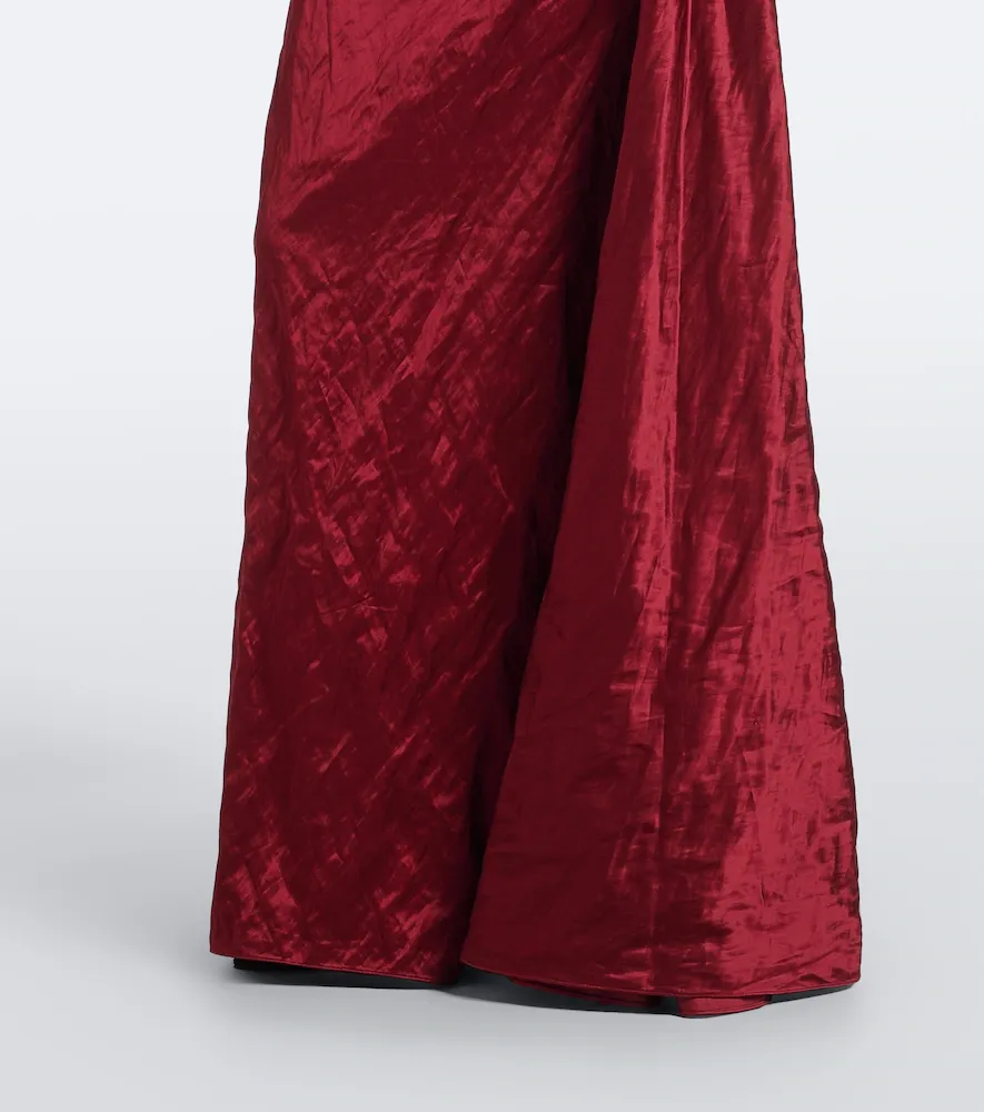 Erdem Draped embellished satin gown | Thumbnail 4