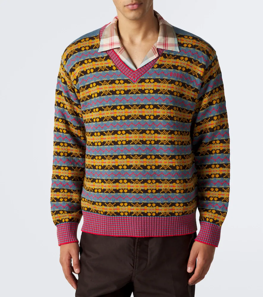 BODE Bracken Fair Isle cotton sweater | Thumbnail 2