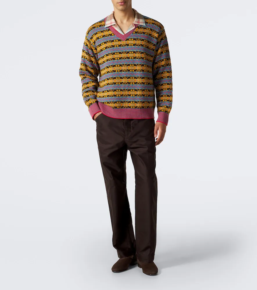 BODE Bracken Fair Isle cotton sweater | Thumbnail 3