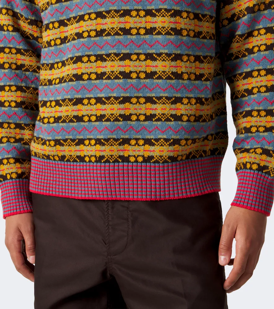 BODE Bracken Fair Isle cotton sweater | Thumbnail 4